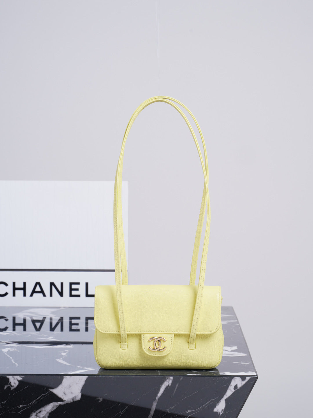 Chanel 26P Mini Preppy Coco Bag Yellow AP5068 - View 3