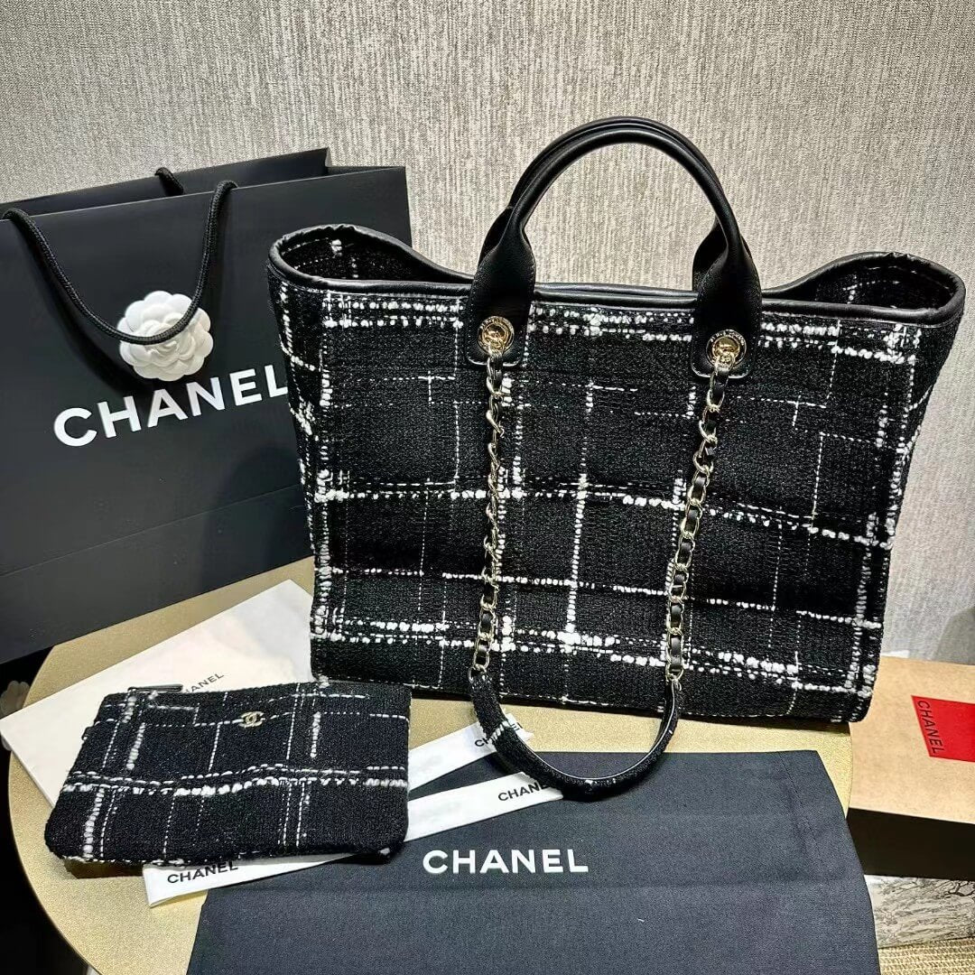 a66941 b09275 nk815 tote beach bags wool tweed fabric