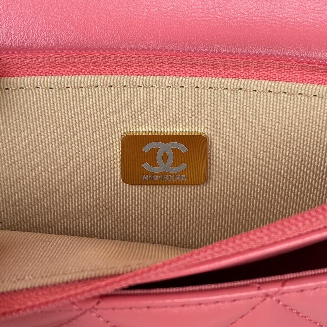 ap1450 wallet on chain shoulder bag cross body bags rose red lambskin