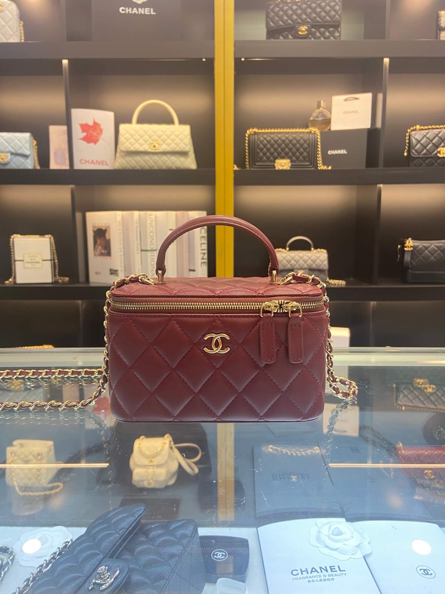 ap2199 handbag shoulder bag cross body bags maroon lambskin
