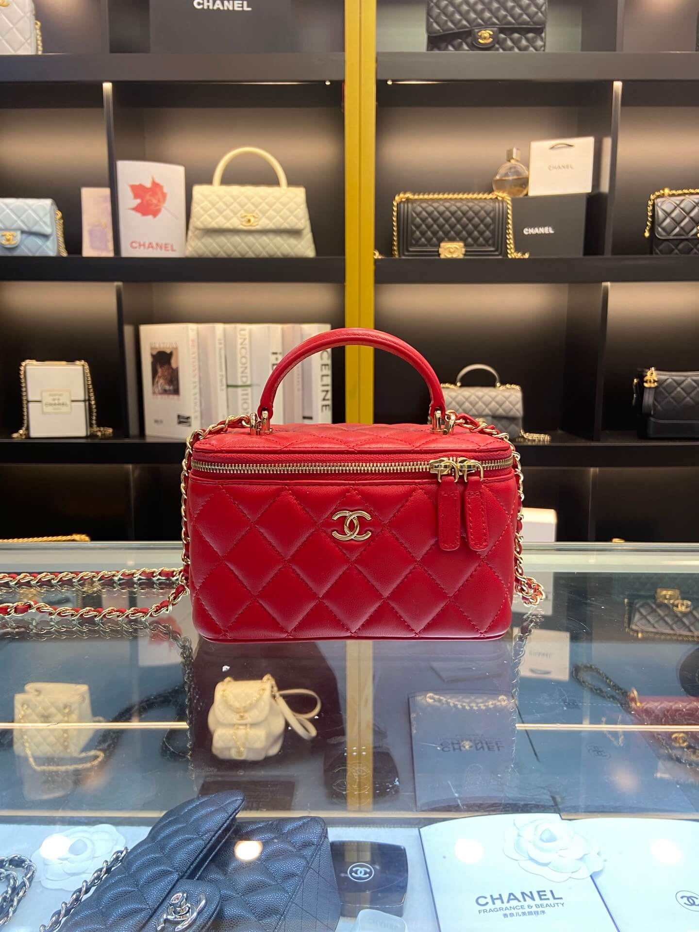 ap2199 handbag shoulder bag cross body bags red lambskin luggage