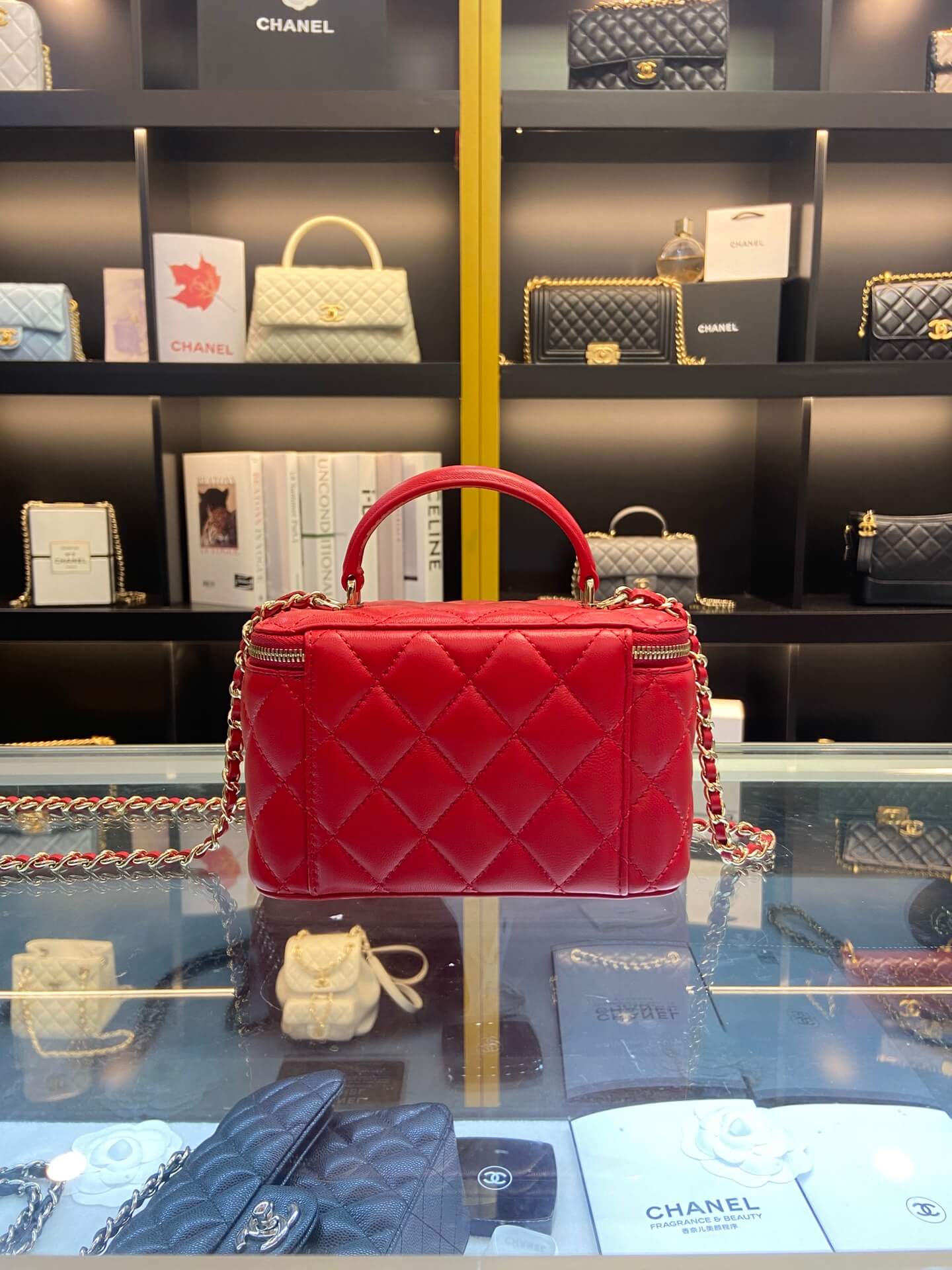 ap2199 handbag shoulder bag cross body bags red lambskin luggage