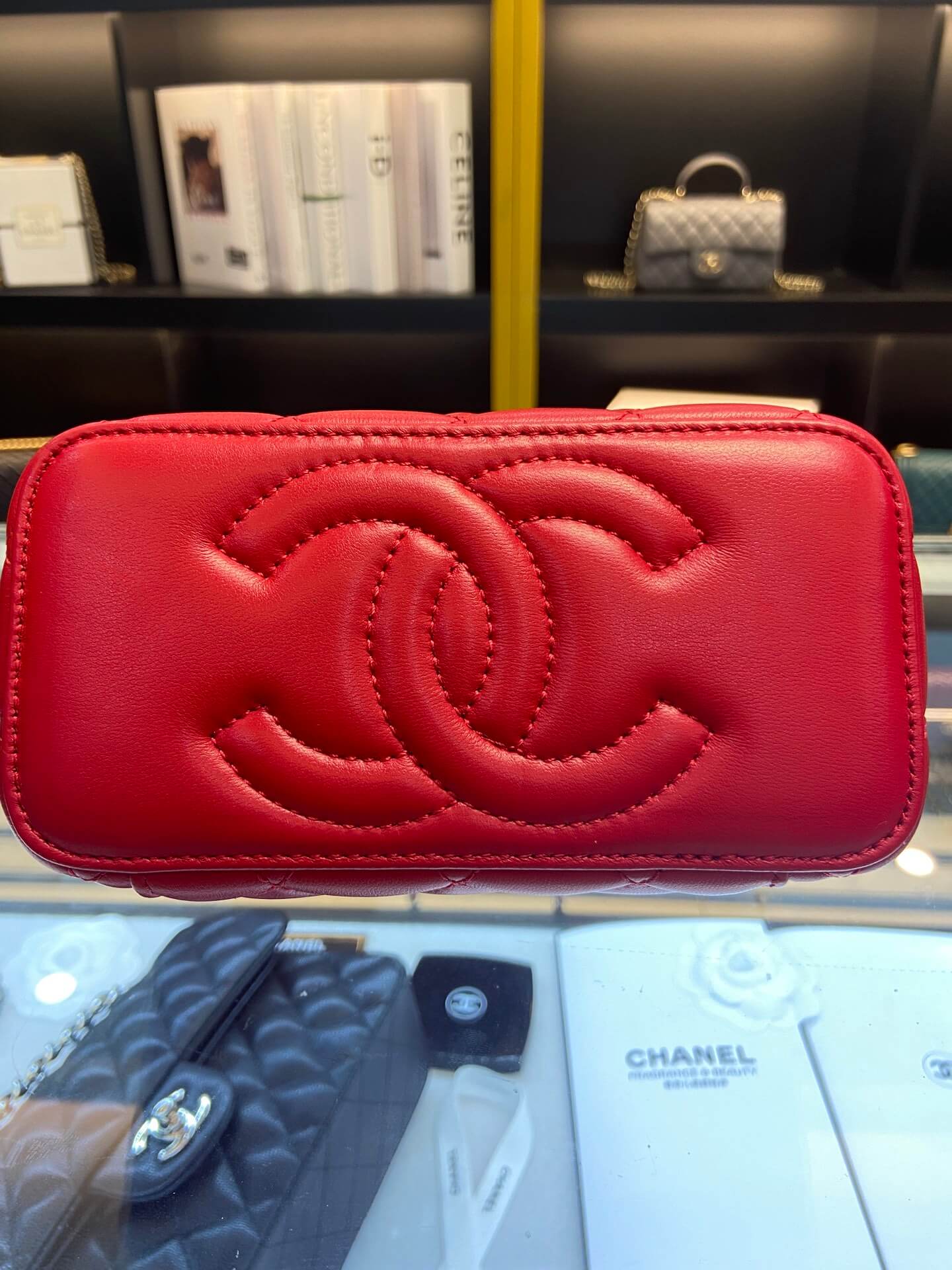 ap2199 handbag shoulder bag cross body bags red lambskin luggage