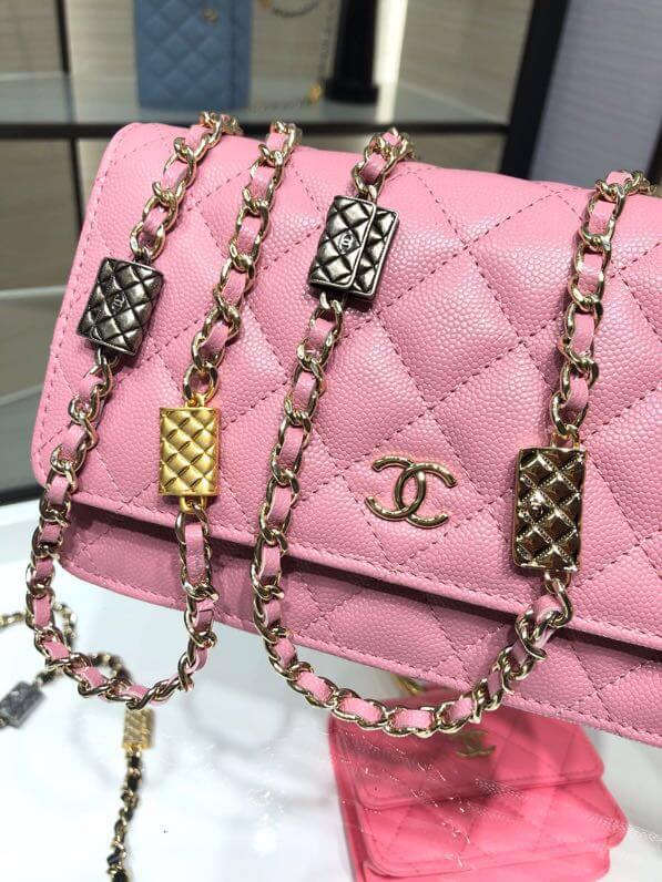 ap2400 woc shoulder bag cross body bags pink lambskin caviar