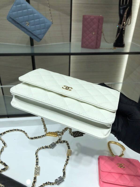 ap2400 woc shoulder bag cross body bags white lambskin caviar