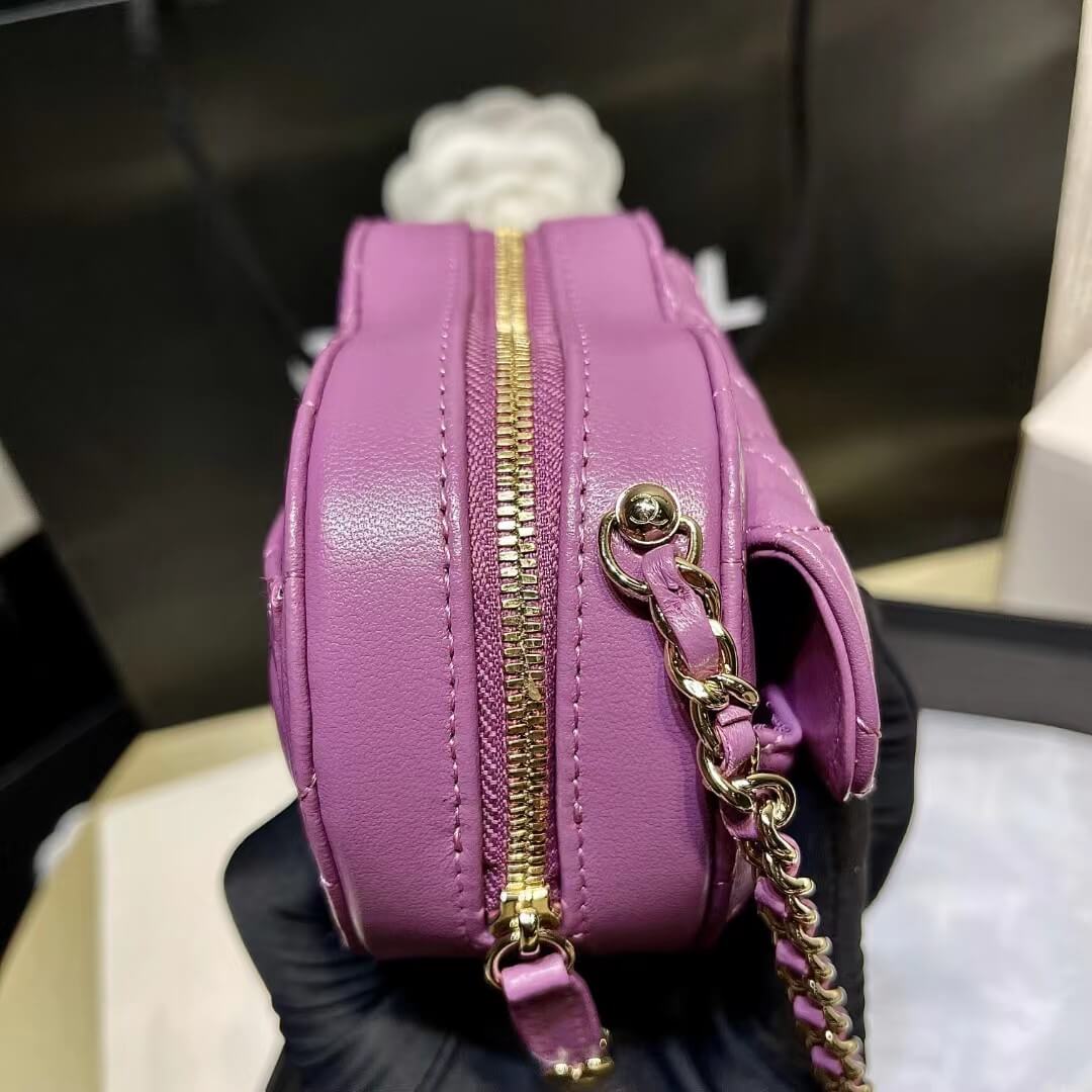 as3191 cha heart bag 22s purple crossbody bag