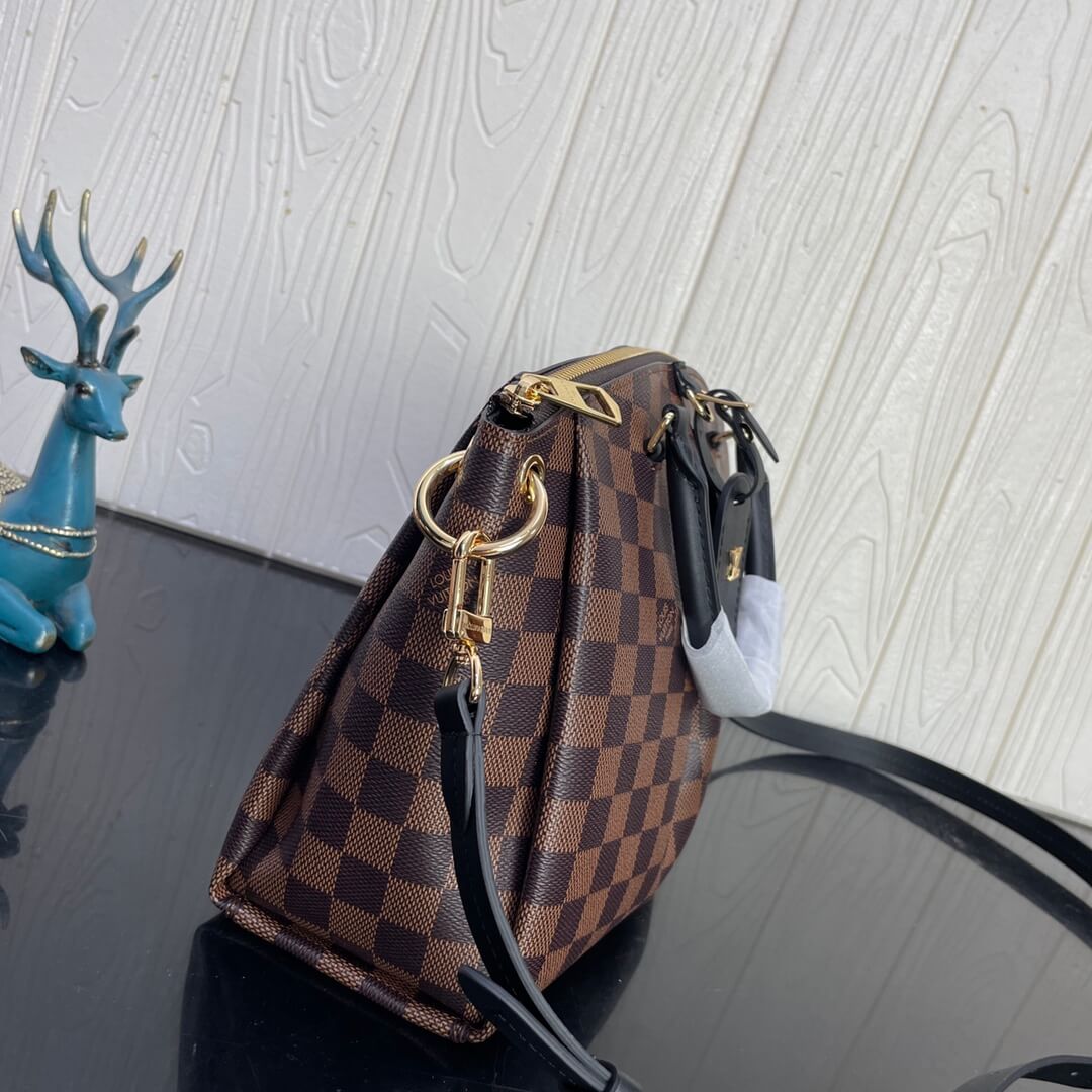 m45282 boetie pm damier black real leather trim