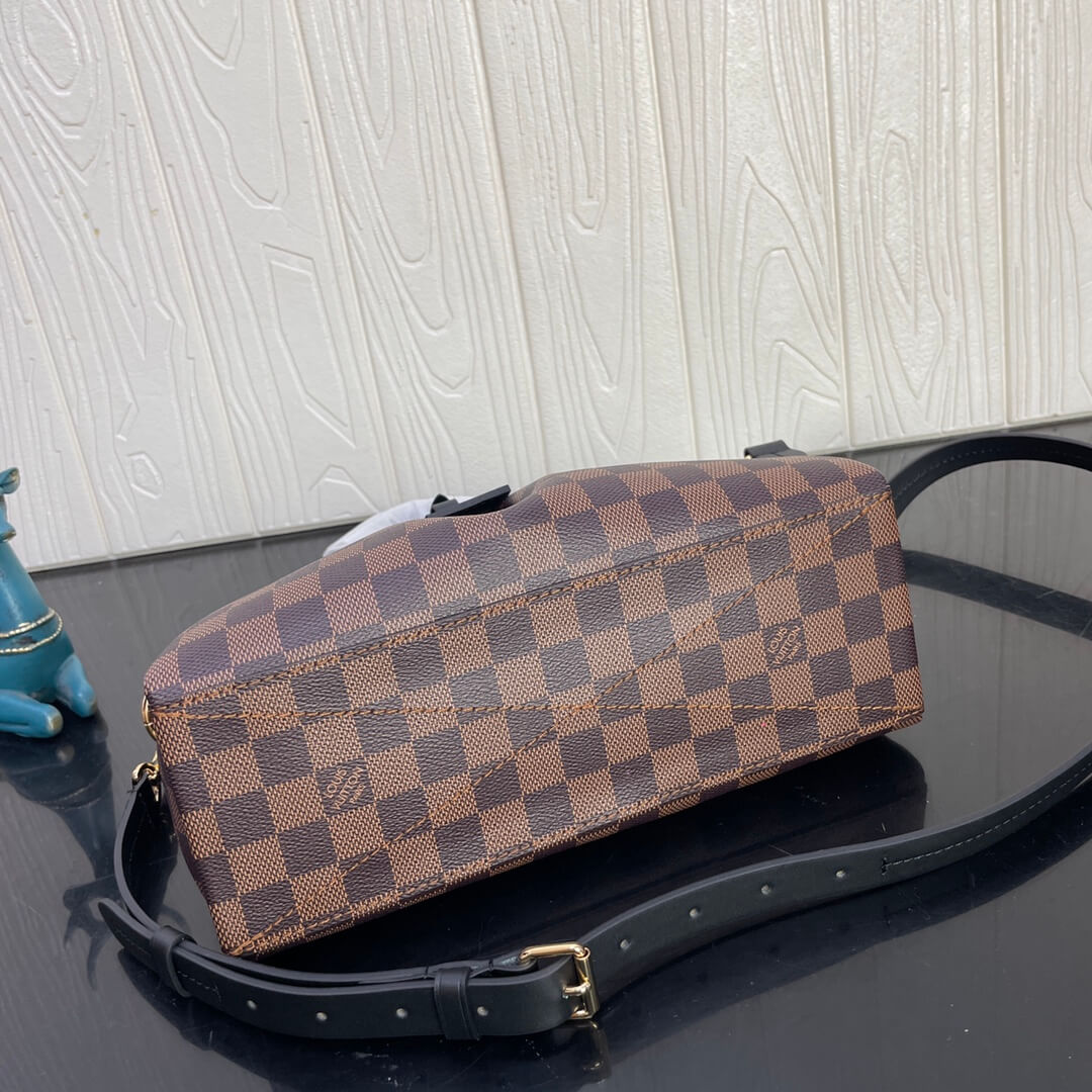 m45282 boetie pm damier black real leather trim