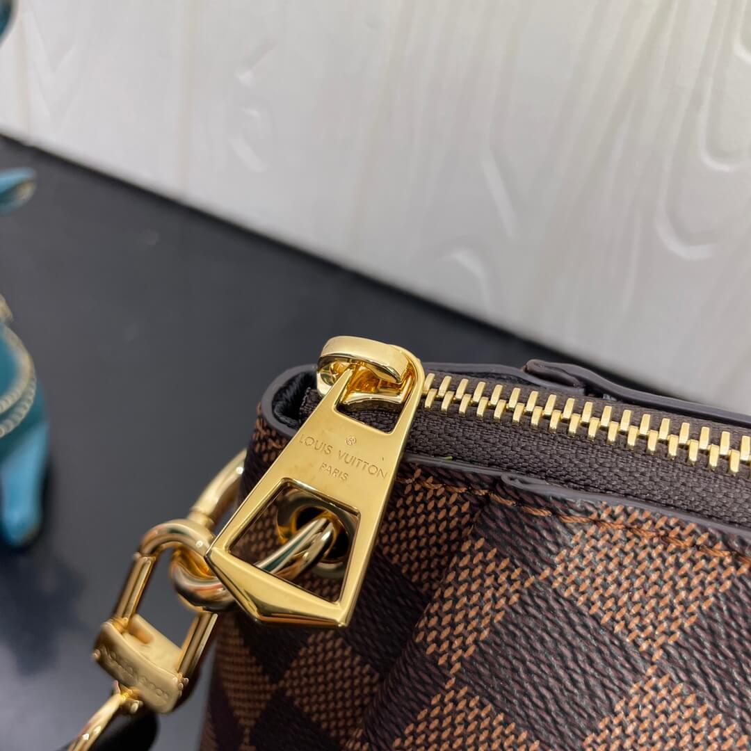 m45282 boetie pm damier black real leather trim