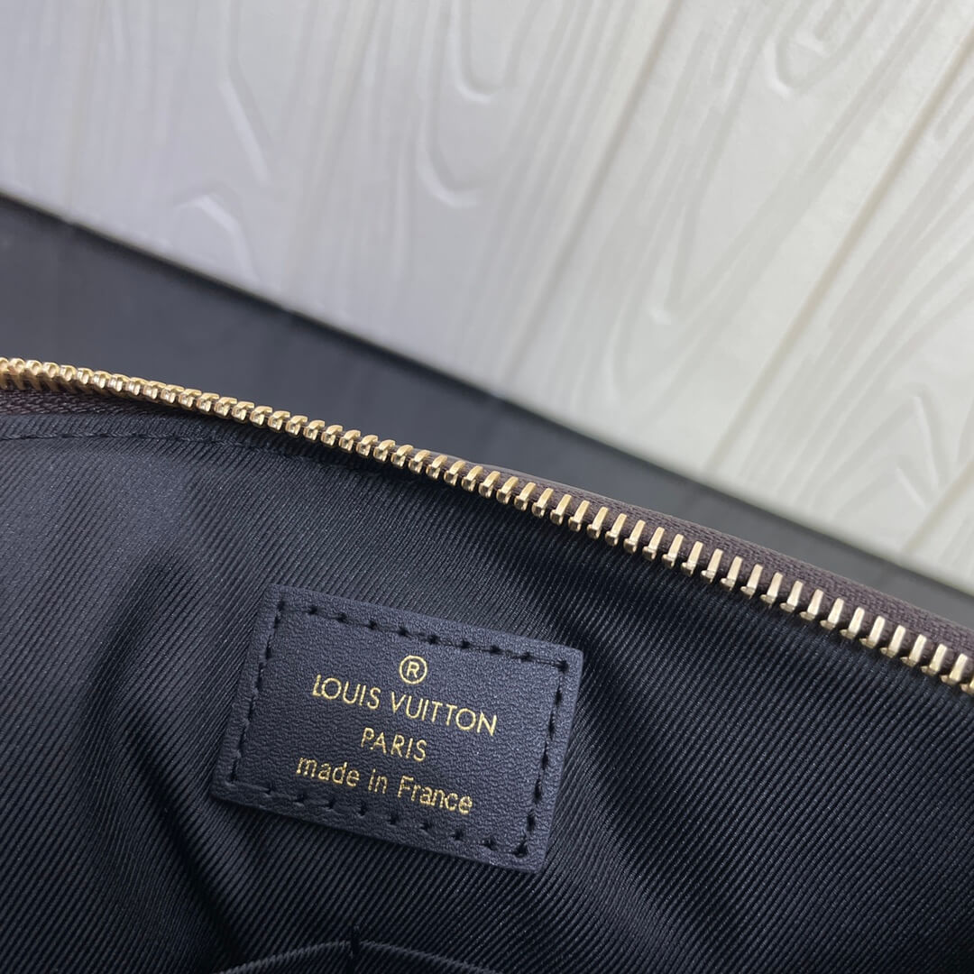 m45282 boetie pm damier black real leather trim