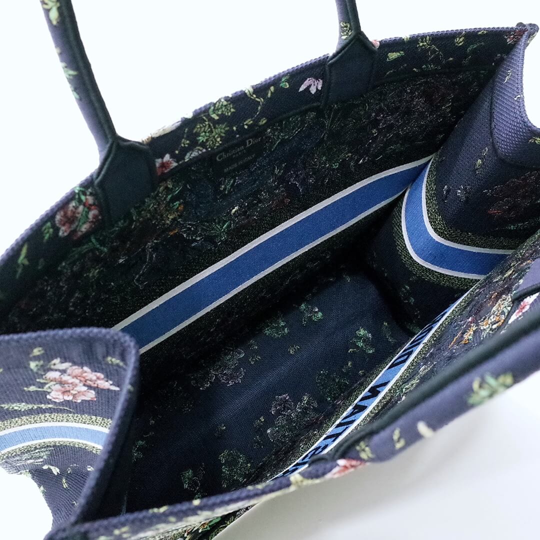 1286 book tote big size 41 5cm 36 5cm embroidery logo handbag black blue