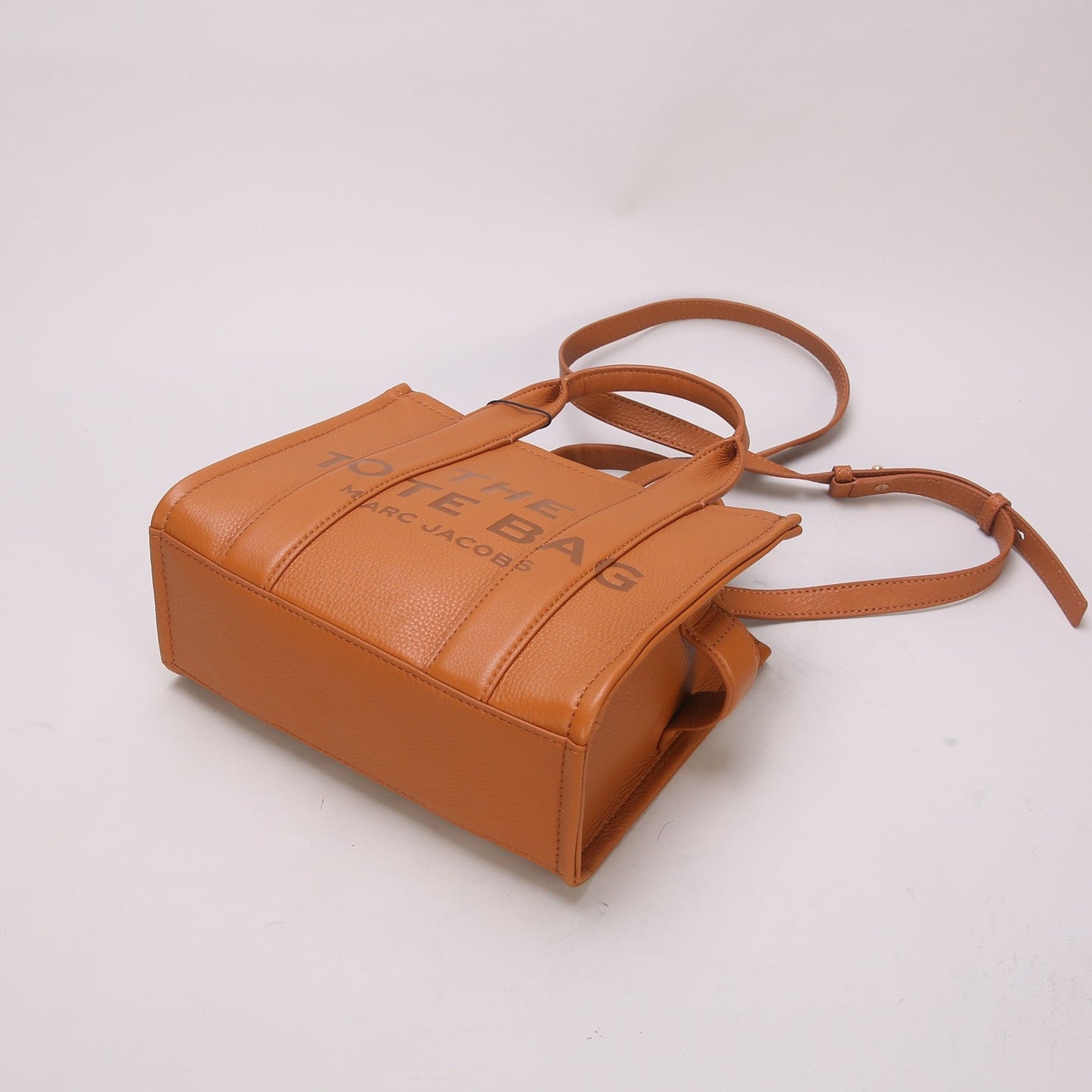 mj tote leather bags brown