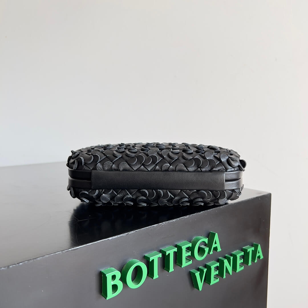 bv knot clutch bag 717622 black