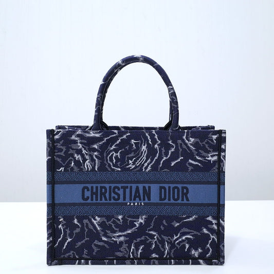 book tote black big size 41cm 1286 embroidery logo blue