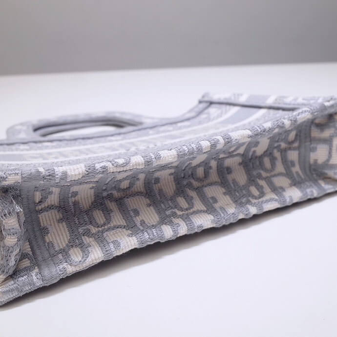 book tote black big handbag 1286 embroidery logo beige