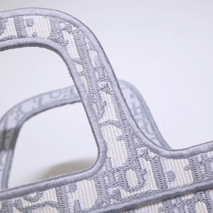 book tote black big handbag 1286 embroidery logo beige