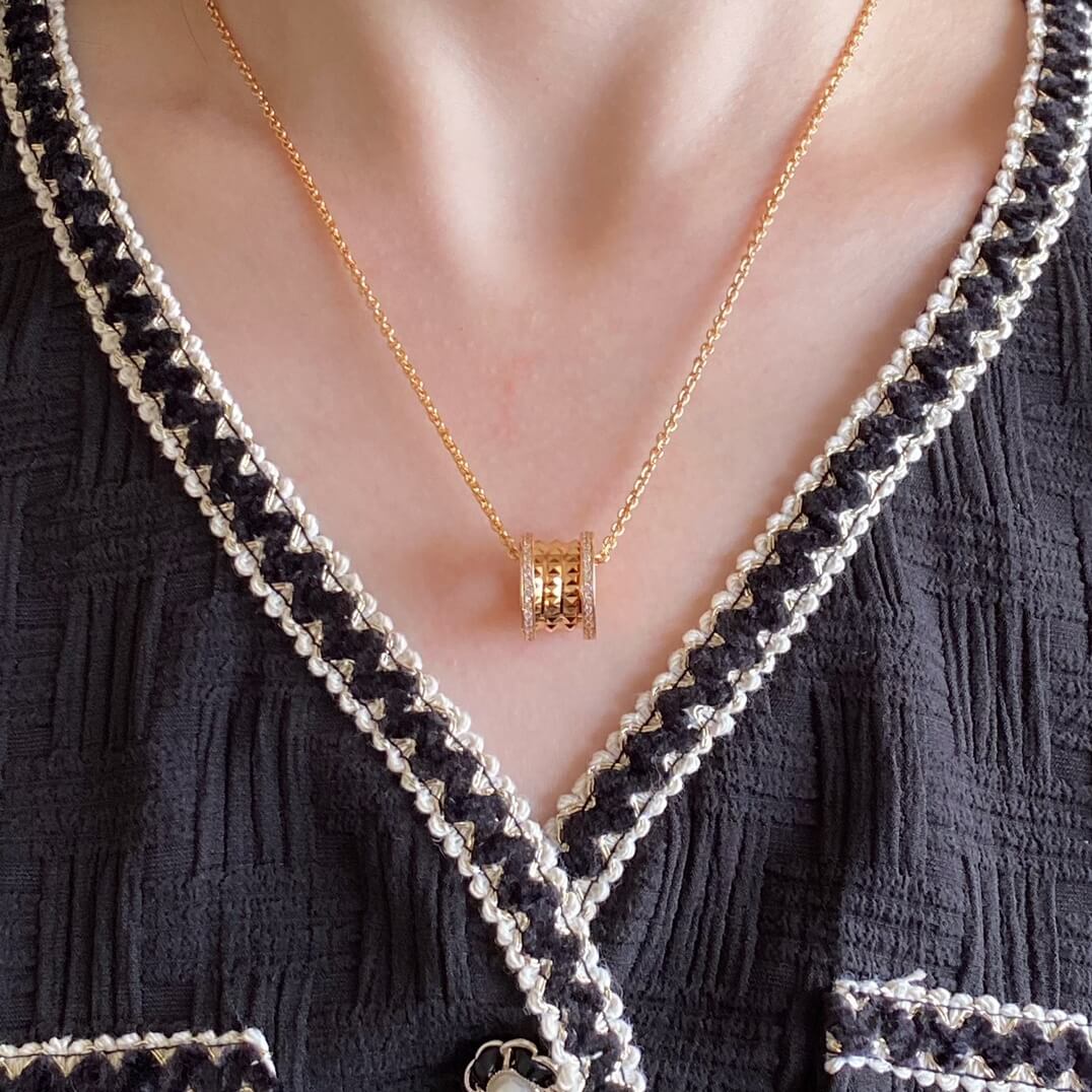 high grade feelingbulgari premium light luxury fashion necklace xl13168a22