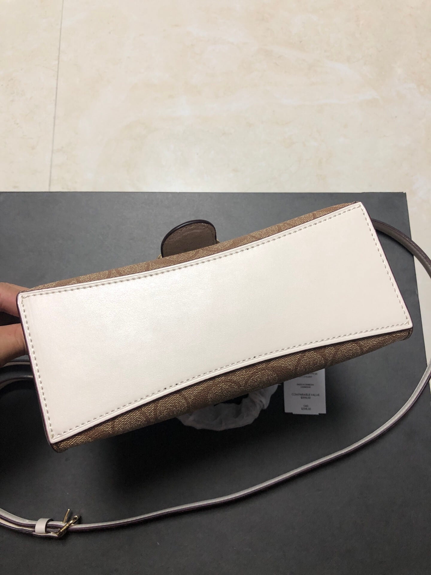 c1325 pepper shoulder bag cross body bags handbag white pvc