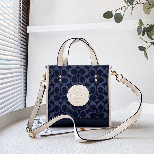 coach totel bag dark blue c5638