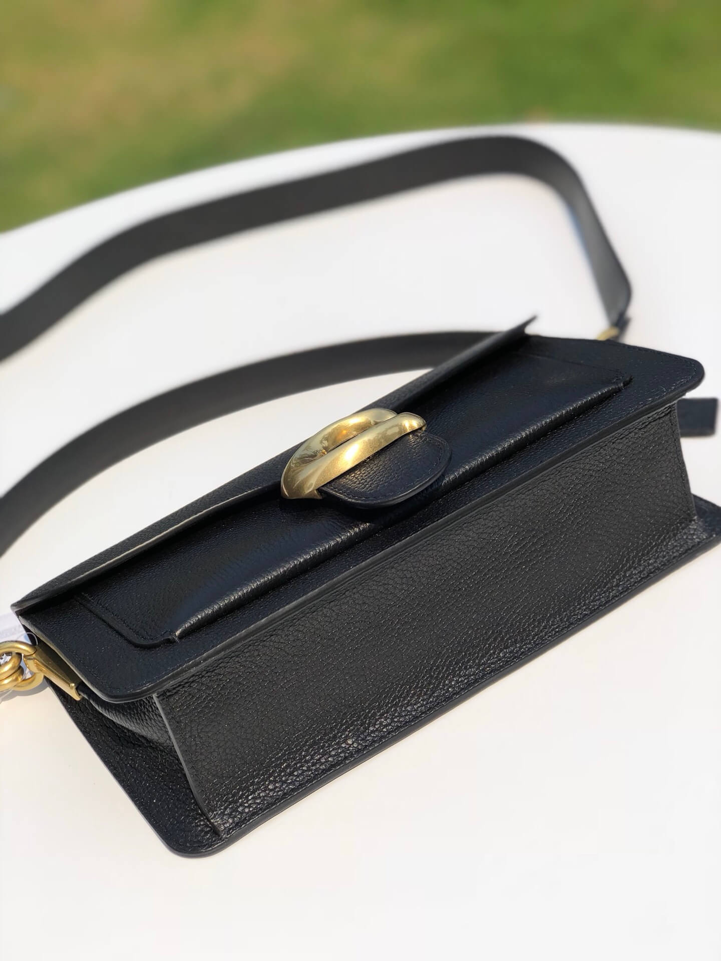 c73995 shoulder bag handbag calfskin black