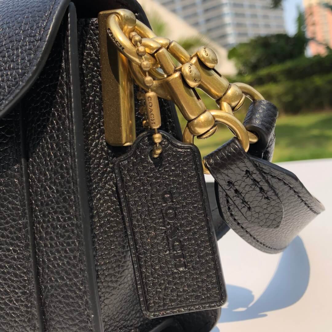 c73995 shoulder bag handbag calfskin black