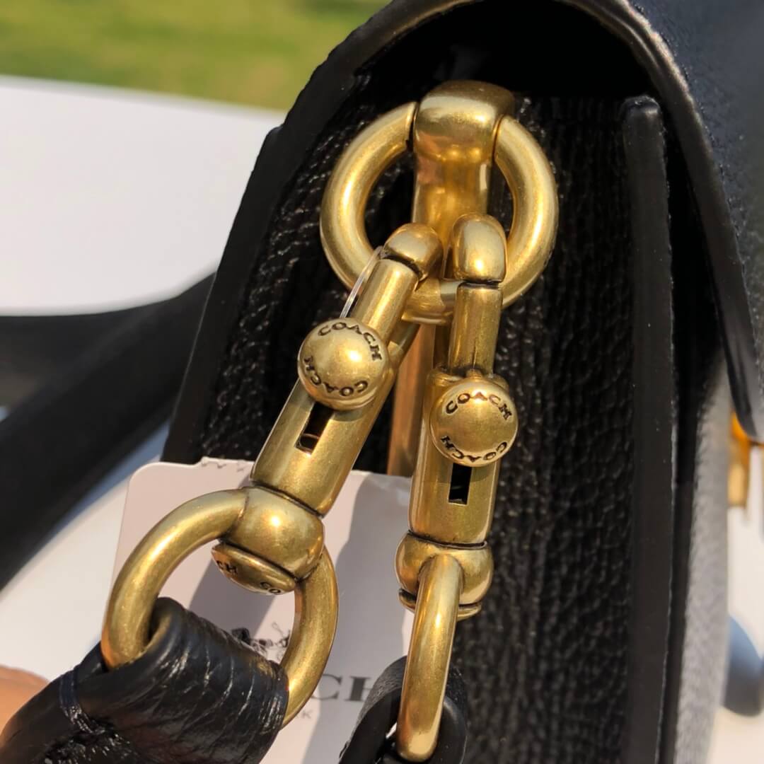 c73995 shoulder bag handbag calfskin black