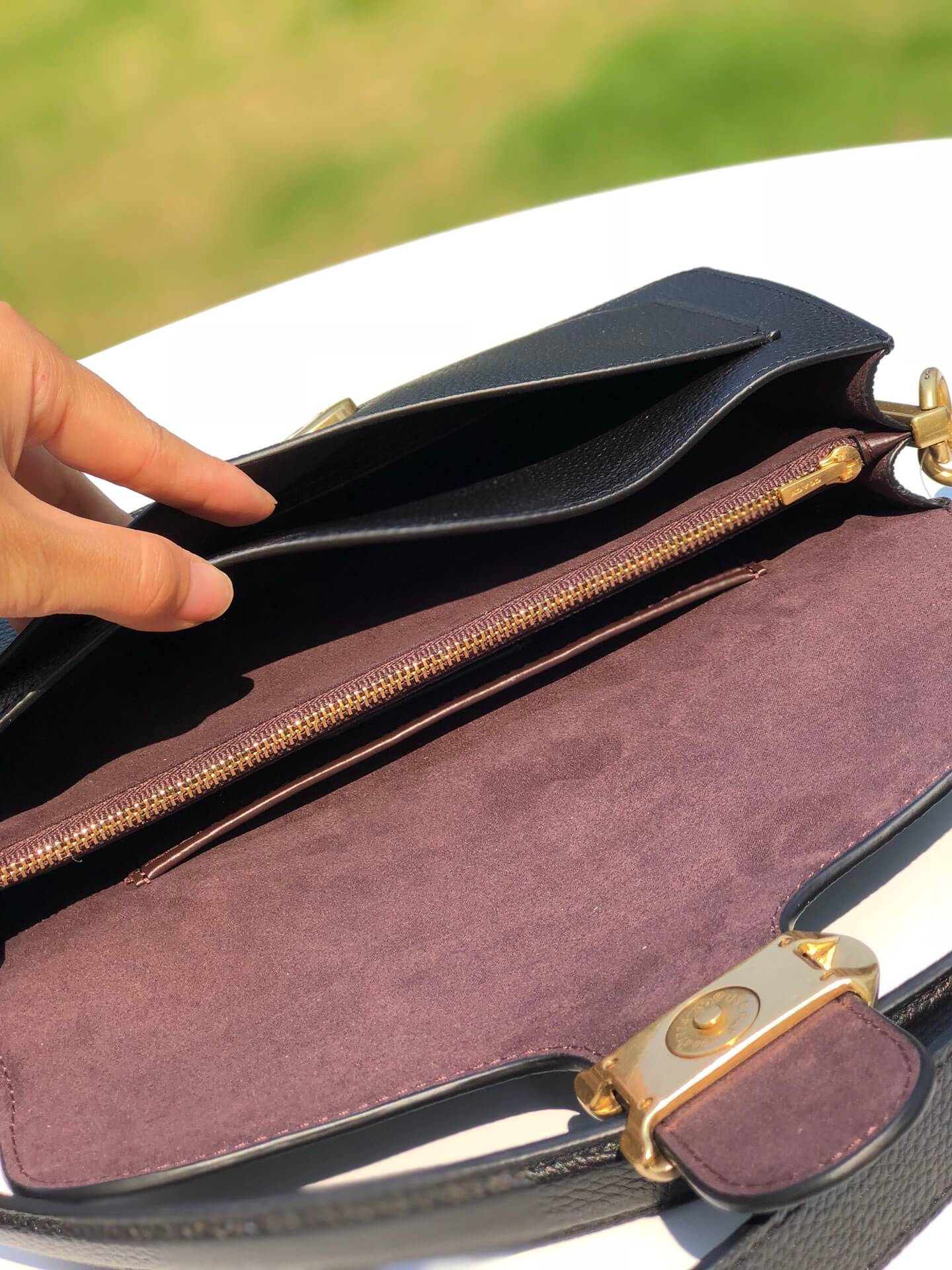 c73995 shoulder bag handbag calfskin black