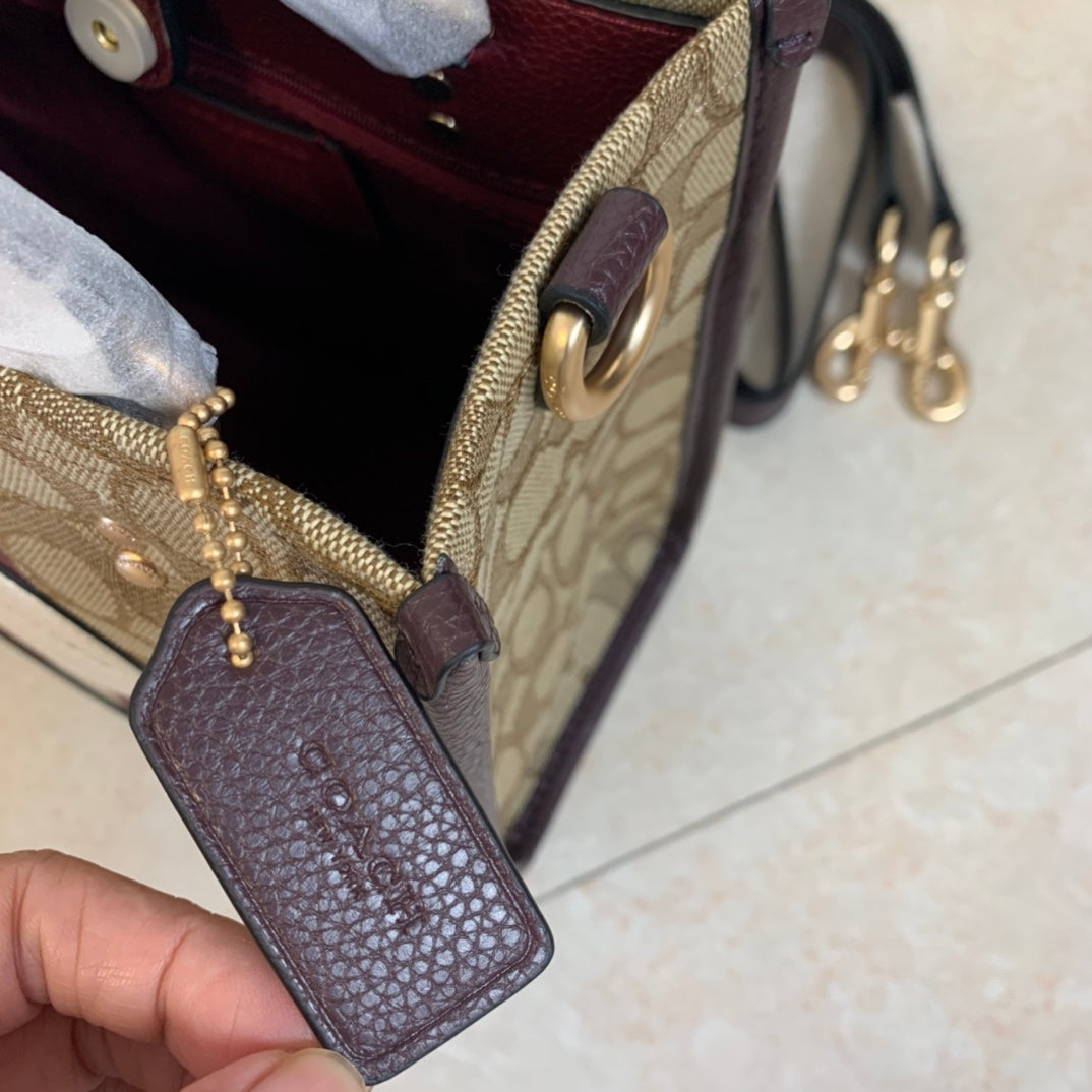 coach totes bag dempsey mini size 22cm c8406