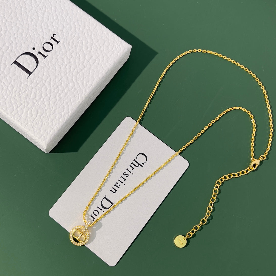 cd necklace clair d lune gold