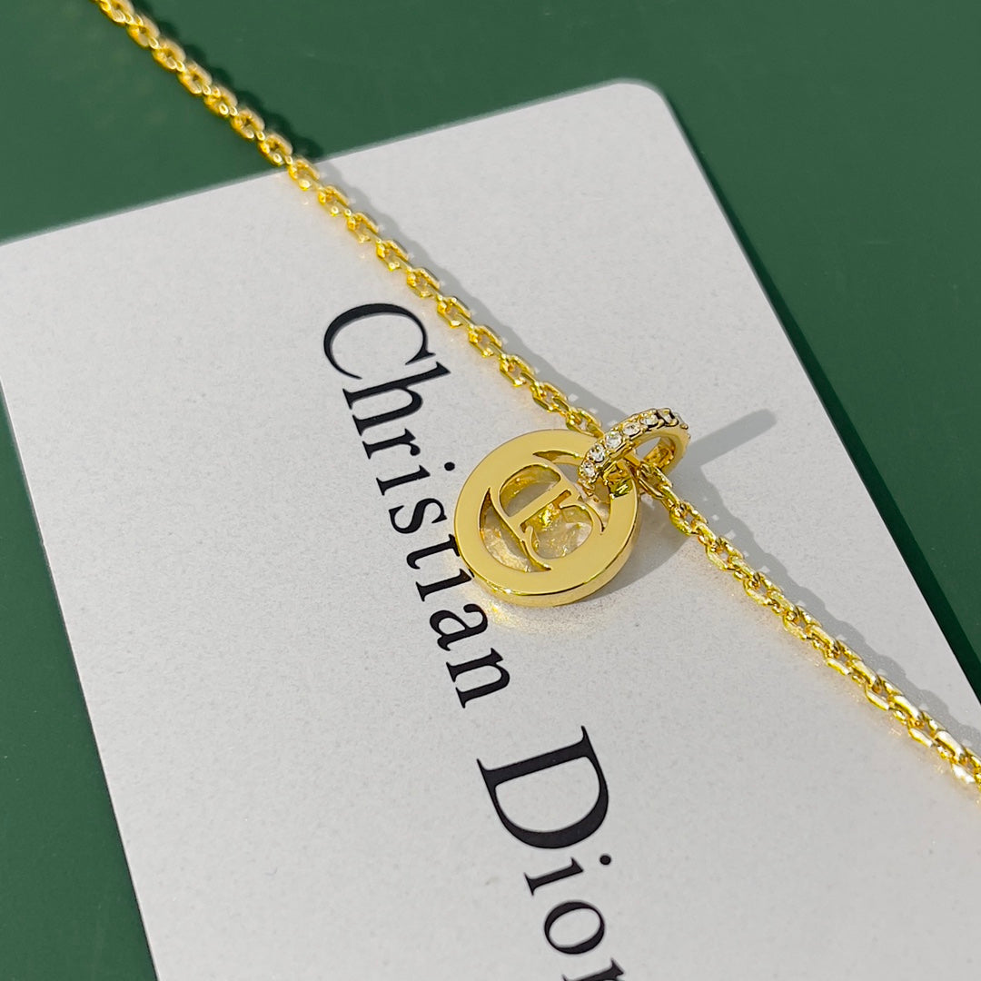cd necklace clair d lune gold