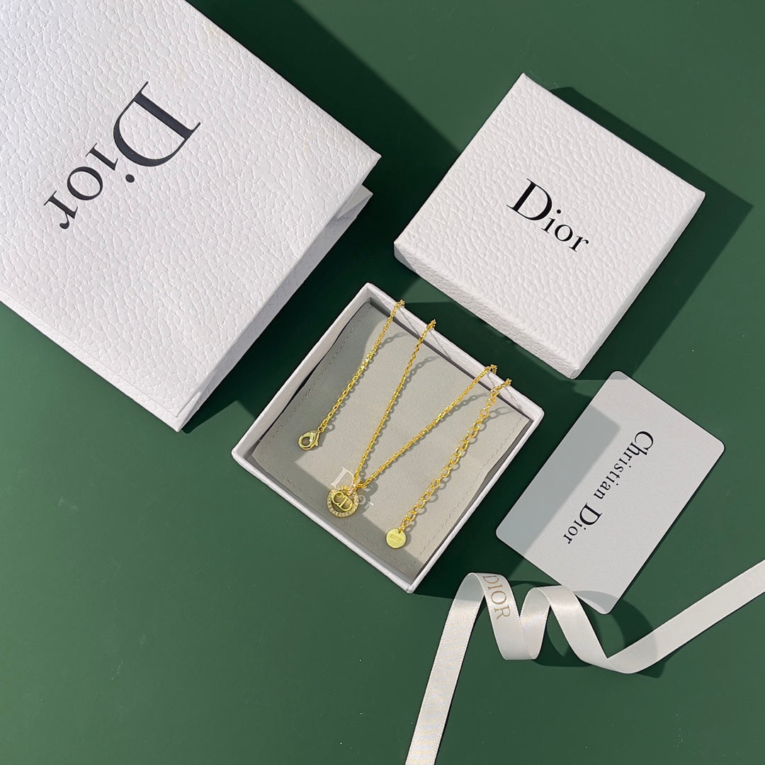 cd necklace clair d lune gold