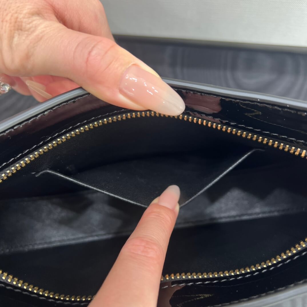 ce tillly medium handbag underarm bag 115703bf shiny black