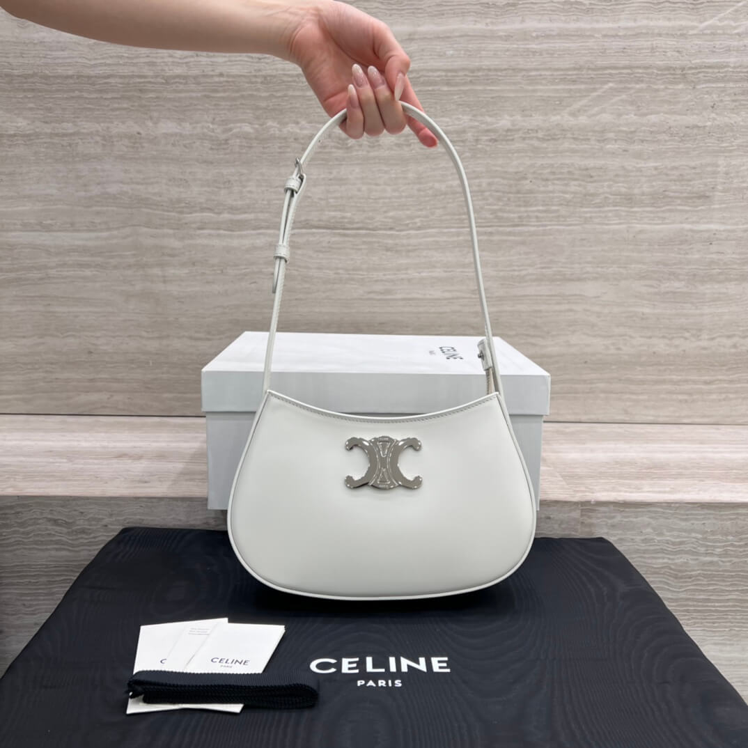 ce tillly medium handbag underarm bag 115703bf white