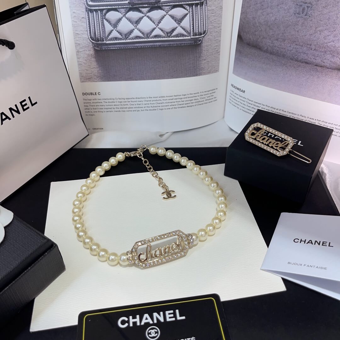 cha pearl necklace 2023 new popular light luxury niche xlc15