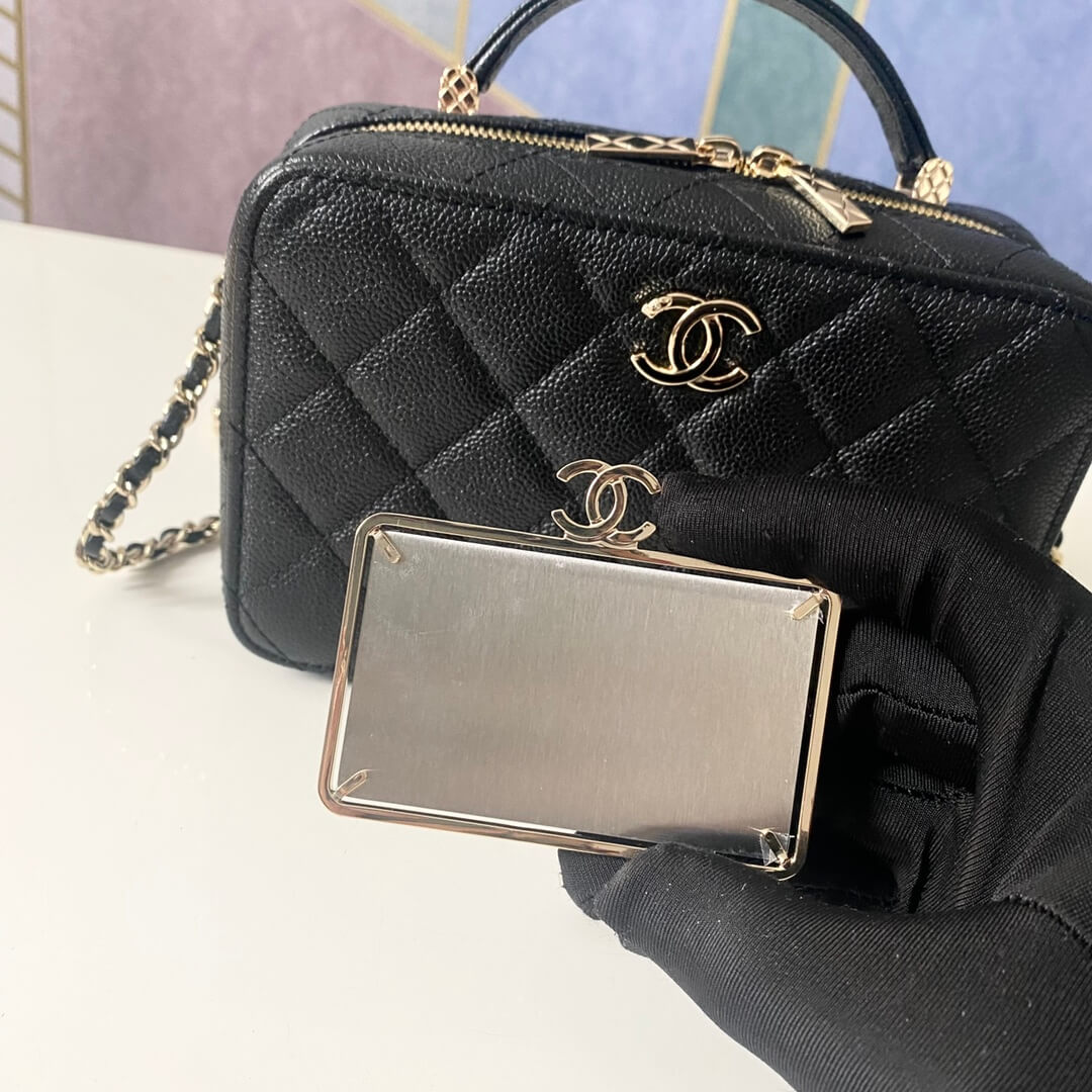 cha 3168 mini handbag shoulder bag cross body bags black lambskin camera bag