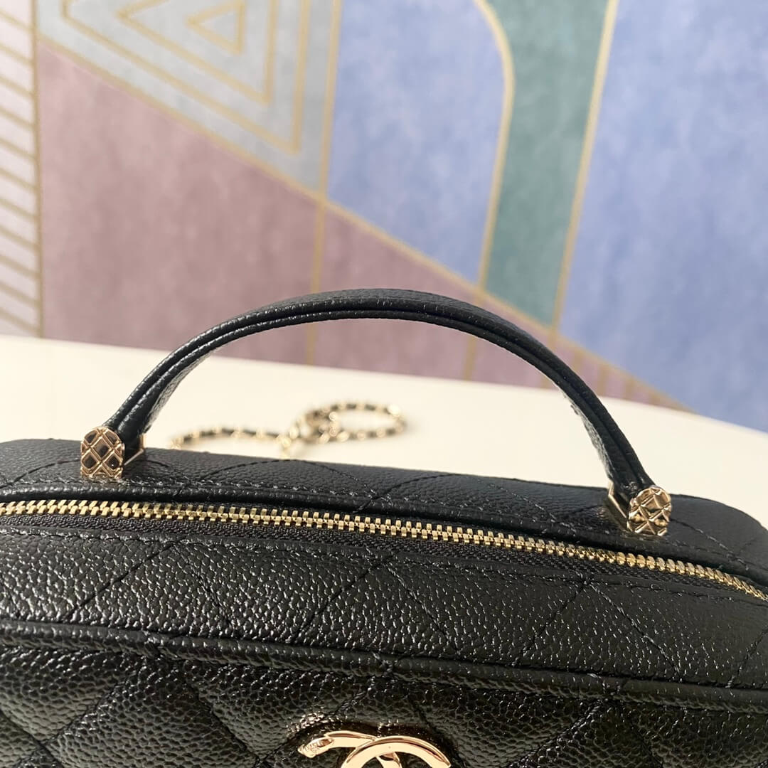 cha 3168 mini handbag shoulder bag cross body bags black lambskin camera bag