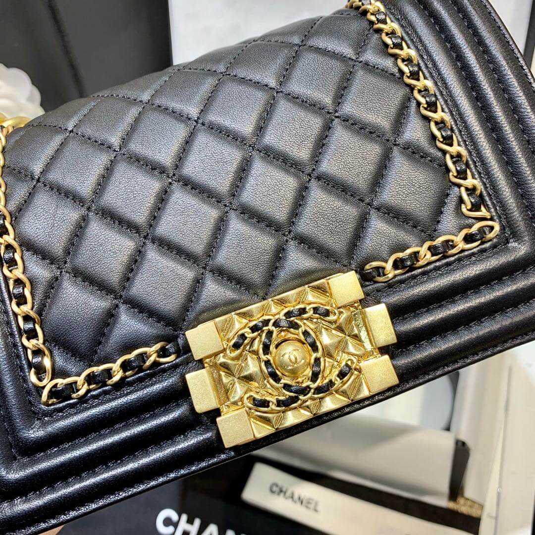cha 67085 shoulder bag cross body bags yellow leboy calfskin 1