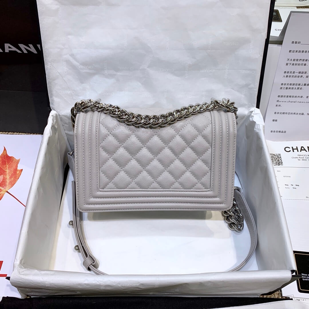 cha 67085 shoulder bag cross body bags white leboy calfskin