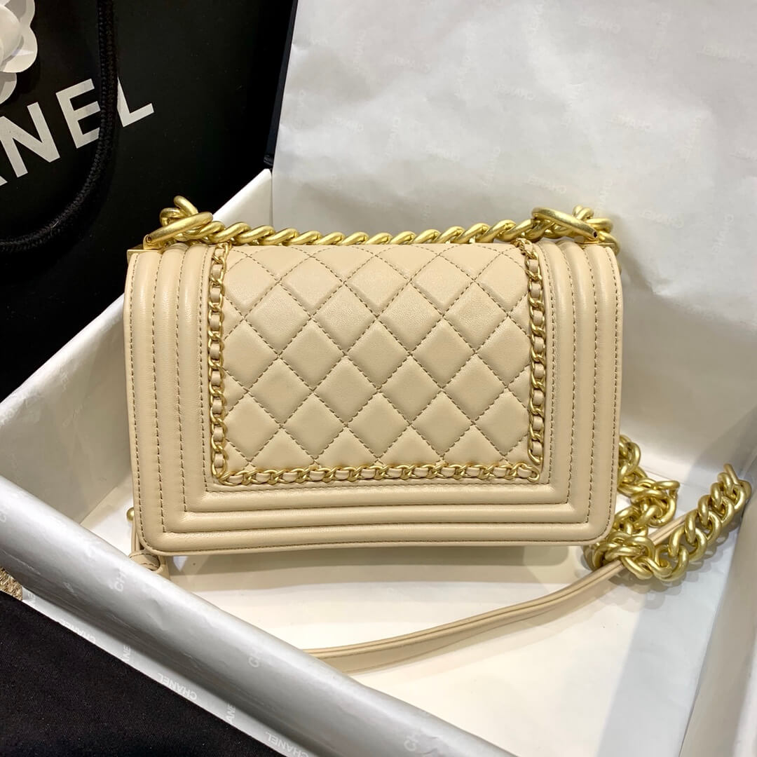 cha 67085 shoulder bag cross body bags yellow leboy calfskin