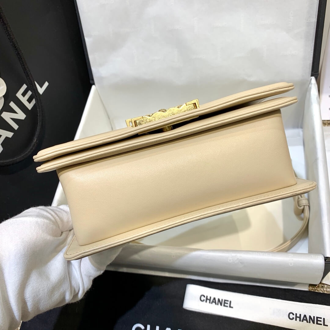 cha 67085 shoulder bag cross body bags yellow leboy calfskin