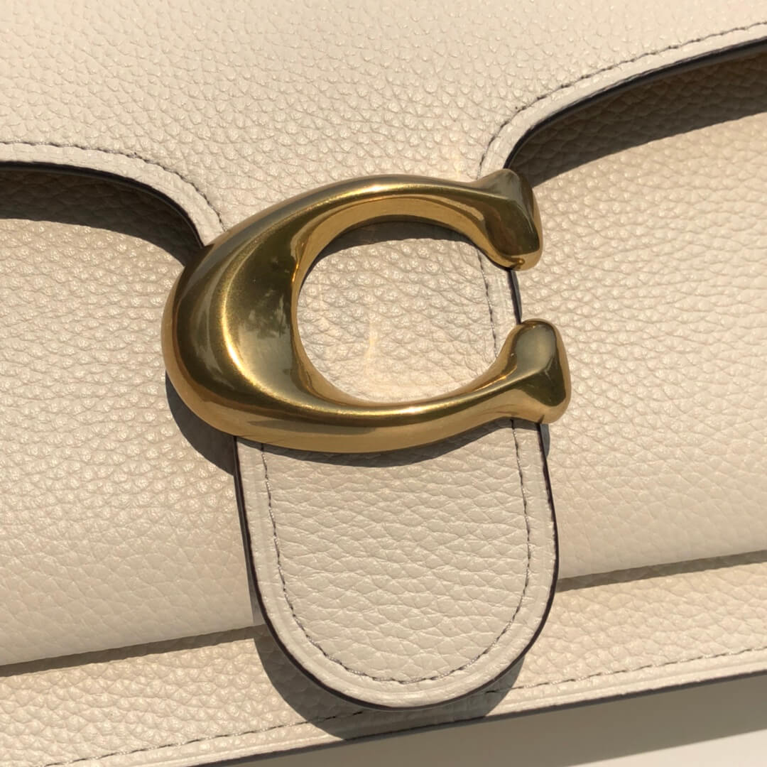 c73995 shoulder bag handbag calfskin dirty white