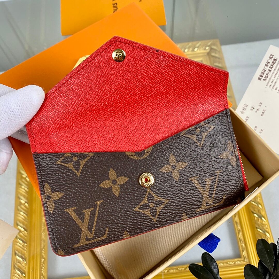 Card Holder Recto Verso Monogram M69431 Red