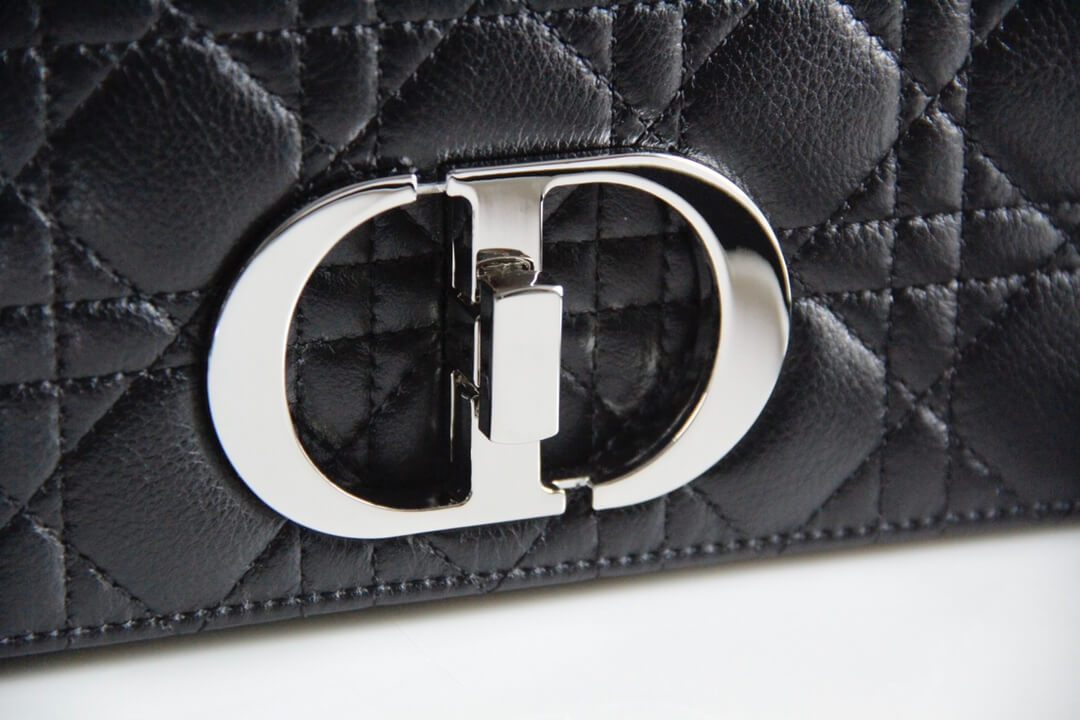 do 2023 caro black silver real leather sling shoulder bag