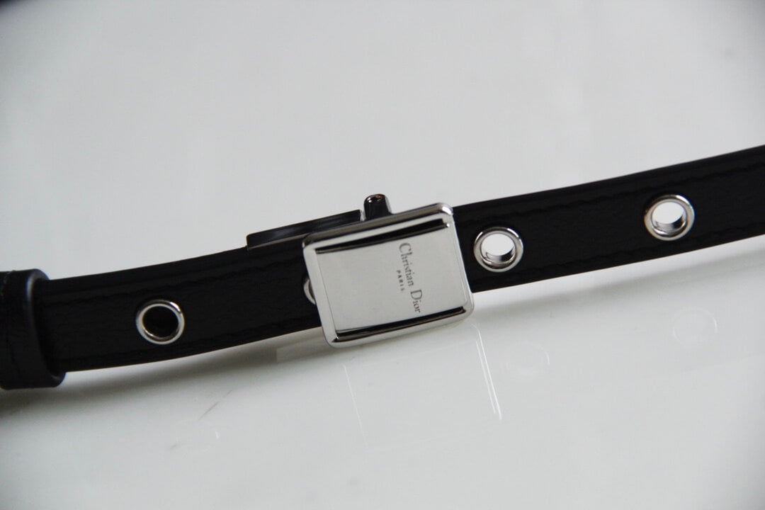 do 2023 caro black silver real leather sling shoulder bag