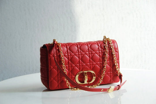 do 2023 caro red real leather sling shoulder bag