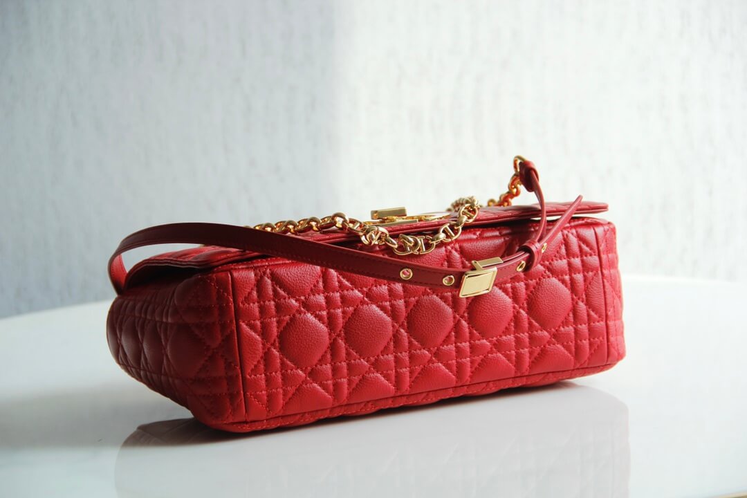 do 2023 caro red real leather sling shoulder bag