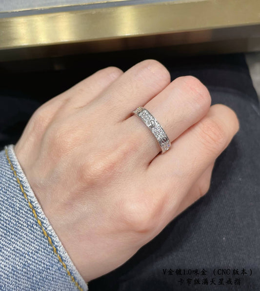 cartier v gold fashion luxury luxury hand set diamond ring jz13168a3