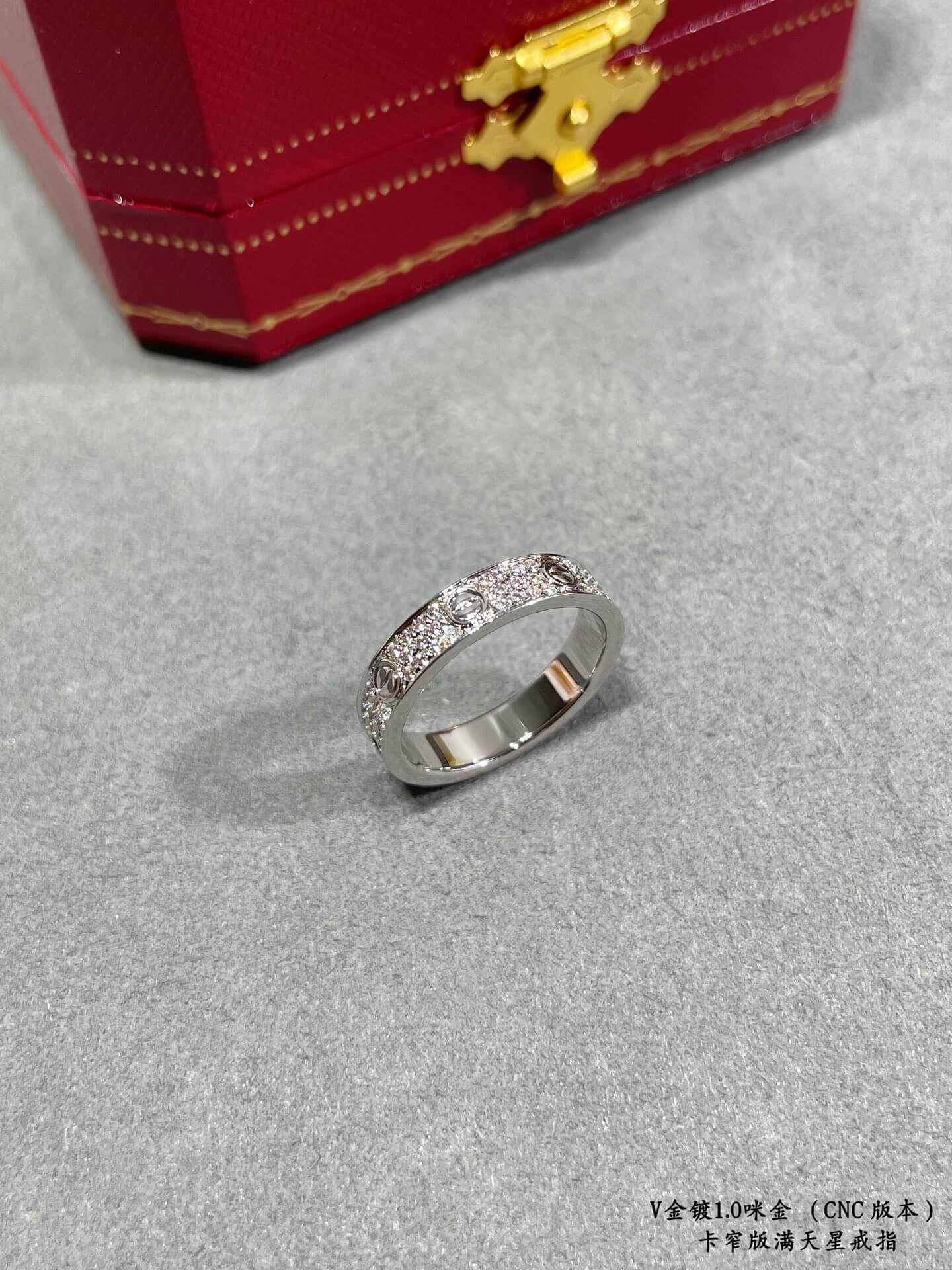 cartier v gold fashion luxury luxury hand set diamond ring jz13168a3