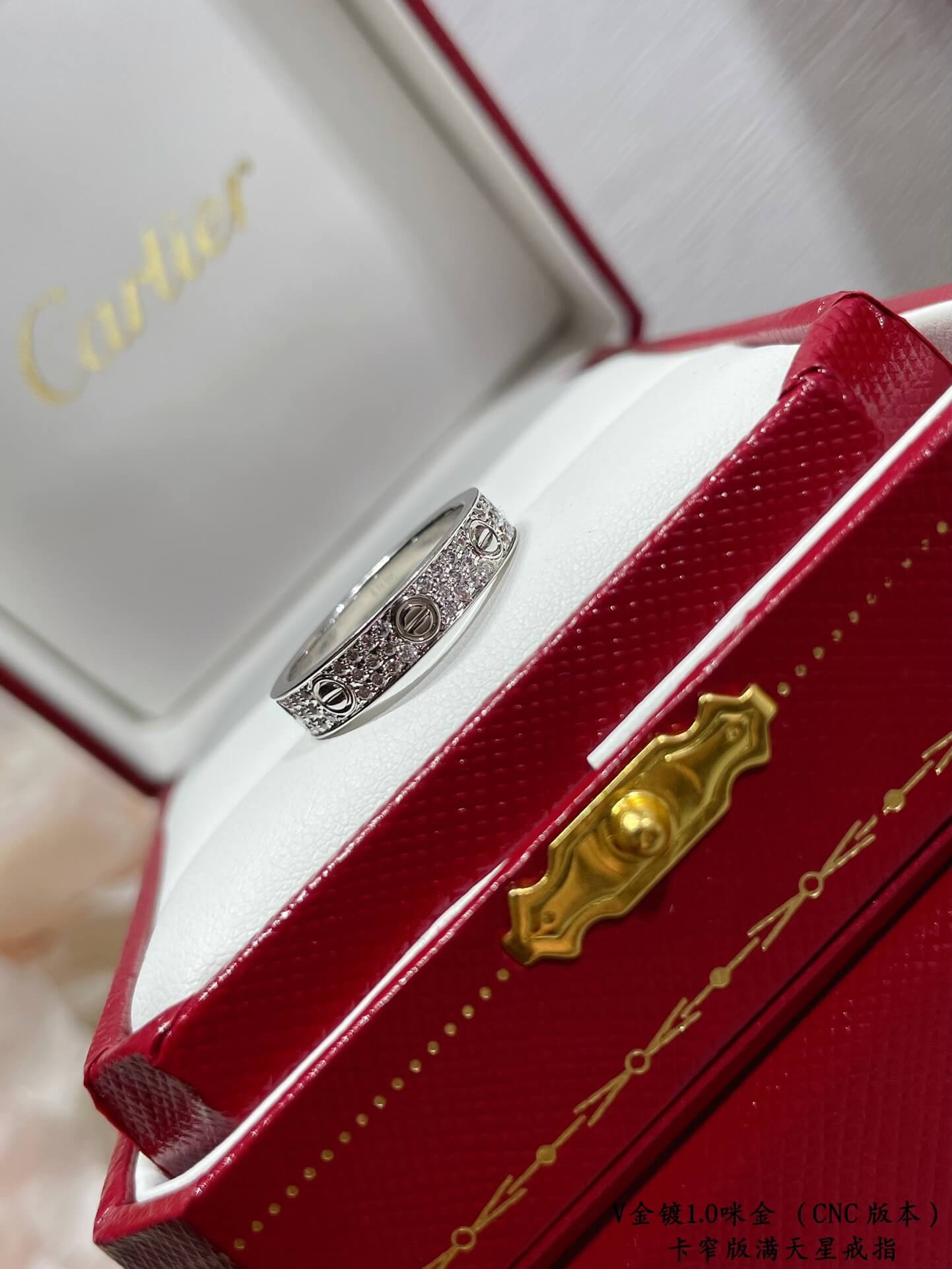 cartier v gold fashion luxury luxury hand set diamond ring jz13168a3