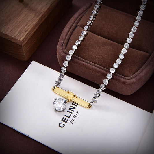 celine arc de triomphe 2023 new popular personalized fashion necklace xl13168a17